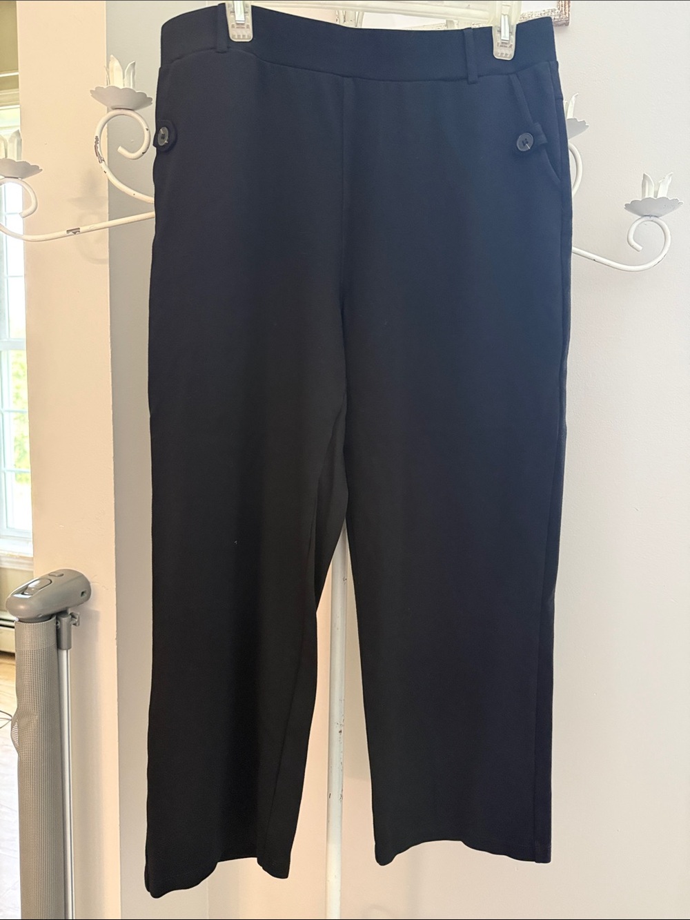 Women's Black Dress Pants - Classic Straight Fit